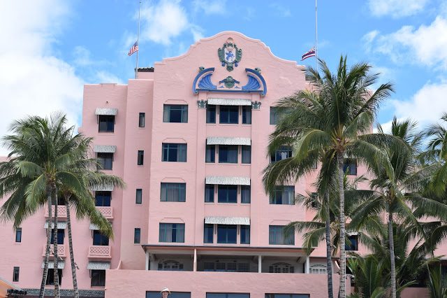 Royal Hawaiian pink hotel