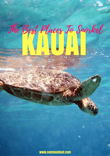 4 Best Places To Snorkel On Kauai - Snorkeling Kauai - Kauai Snorkeling - Snorkeling in Hawaii - Best Snorkeling Kauai - Where to snorkel Kauai - Kauai Hawaii Snorkeling - Kauai Hawaii Vacation - #hawaii #kauai #travelblog