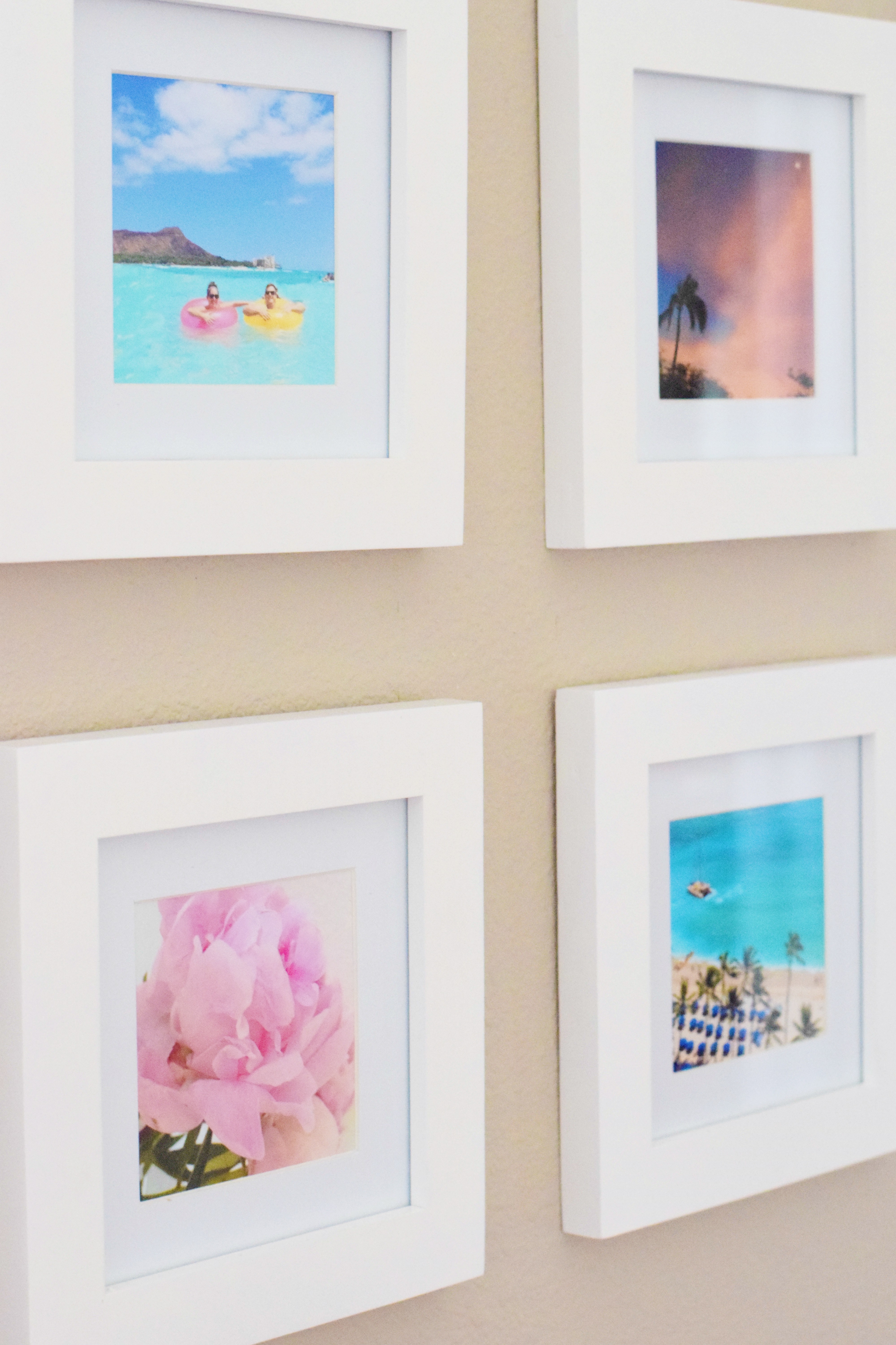 DIY Instagram Wall - an easy afternoon project that showcases all your favorite snaps!