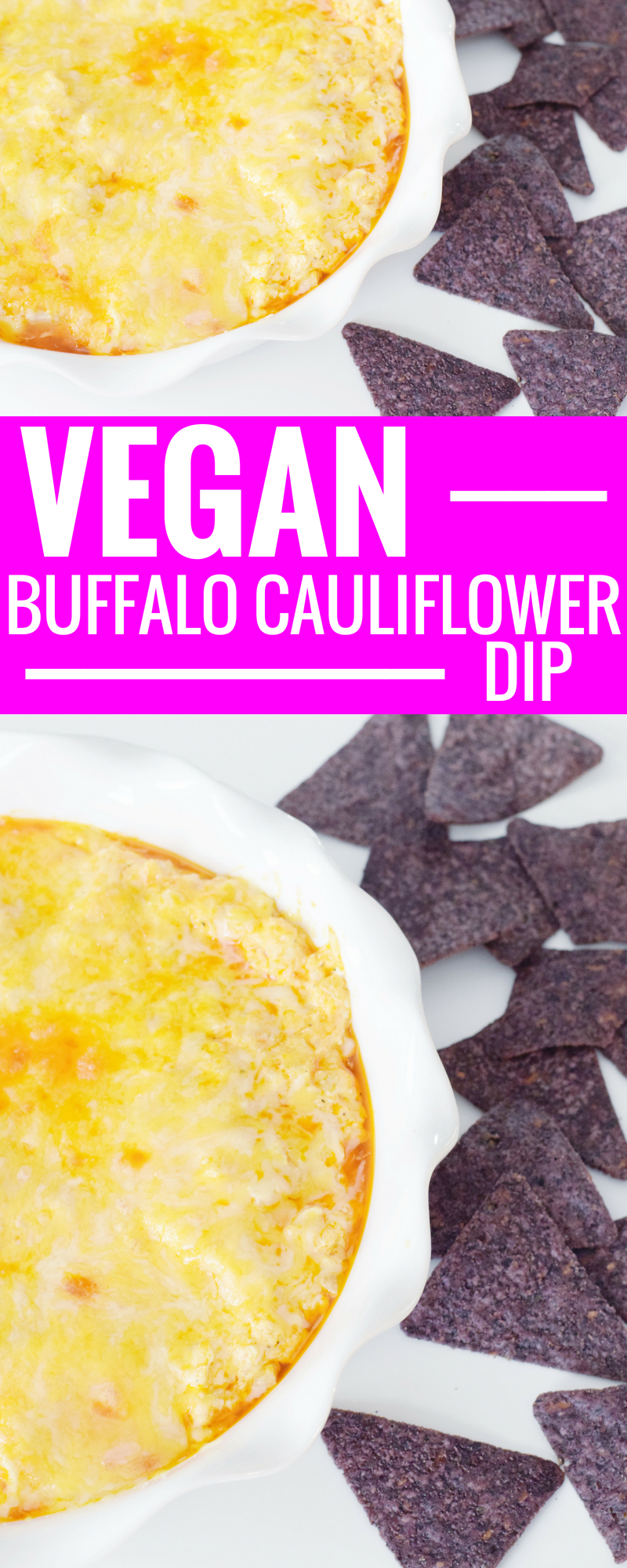 Vegan Buffalo Cauliflower Dip - Vegan Friendly - Vegan Appetizer Ideas - Easy Vegan Recipe - Vegetarian Appetizer Recipe - Dairy Free - Gluten Free - Easy Party Recipe - What to do with cauliflower - CommuniKait