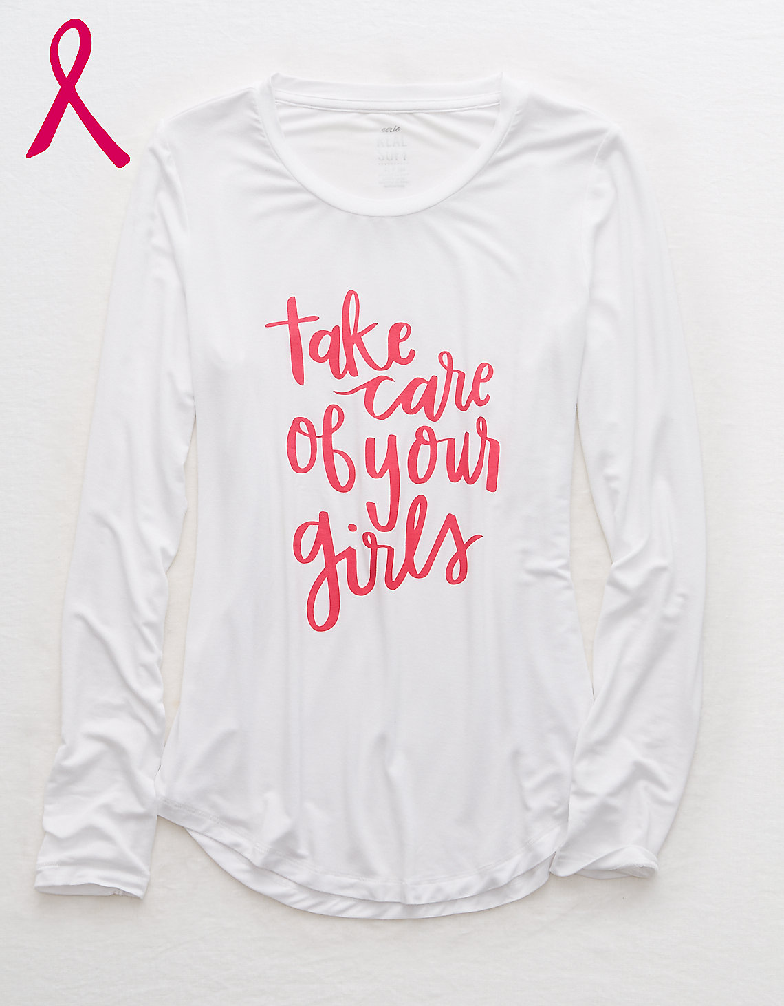 Aerie Supports Tee - 20 Brands Helping Battle Breast Cancer - Breast Cancer Research - Giving Back - Paying It Forward - Breast Cancer Awareness - Companies That Donate To Charity - Think Pink In October - October Breast Cancer Month - Communikait by Kait Hanson