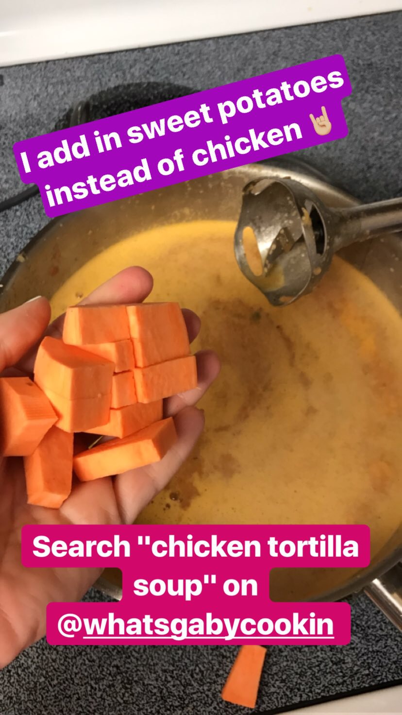What's Gaby Cookin' - Vegetarian Twist on Chicken Tortilla Soup - Communikait by Kait Hanson