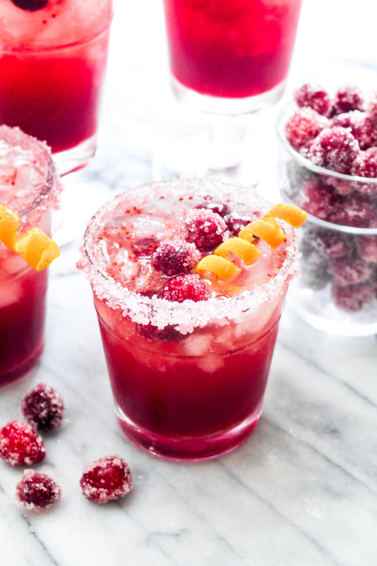 Cranberry Orange Gin Fizz - 12 Festive Cocktails For Any Holiday Occasion - Communikait by Kait Hanson
