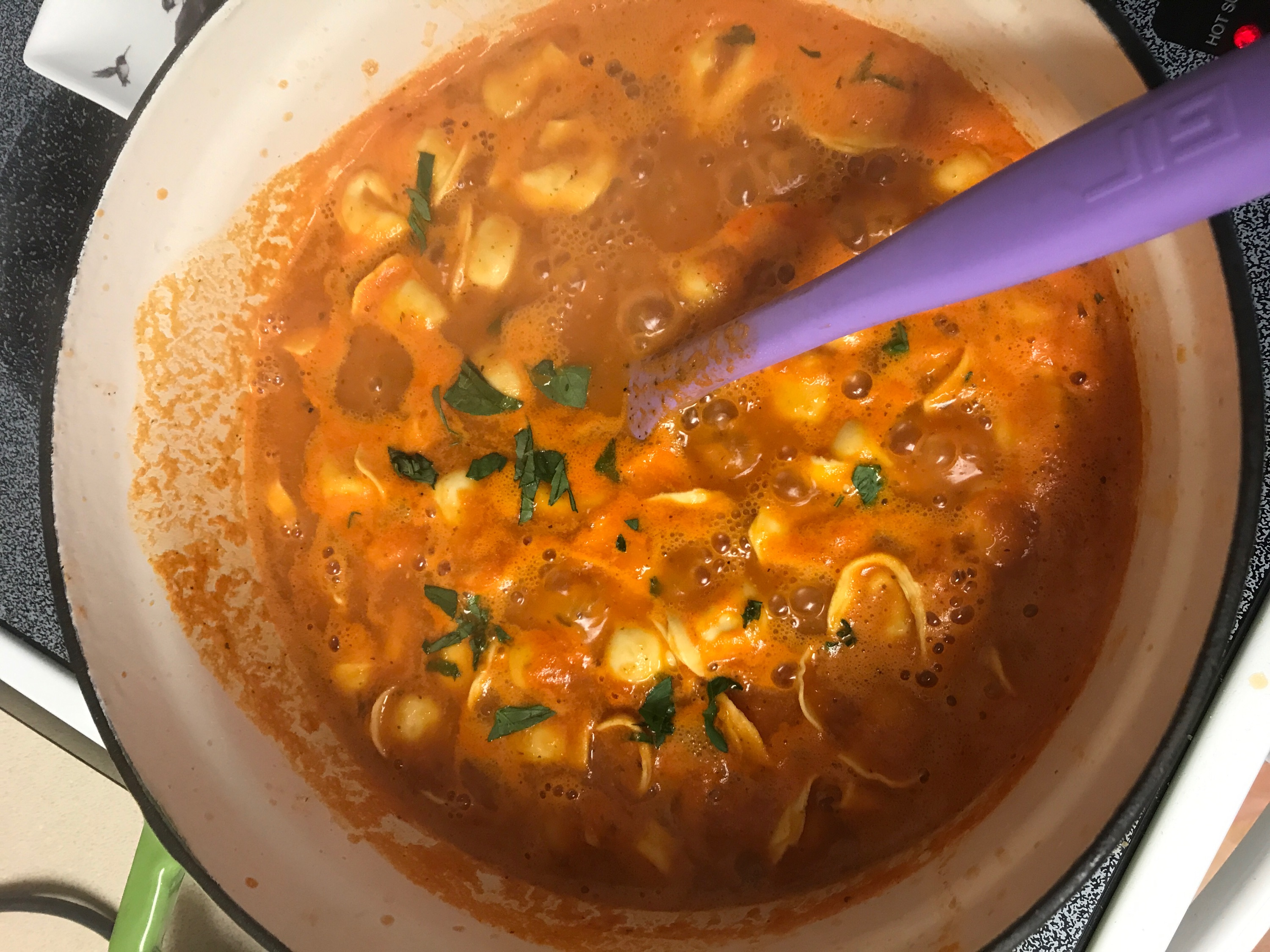 Creamy Tomato Tortellini Soup -Meal Planning + What We Ate Last Week - Communikait by Kait Hanson