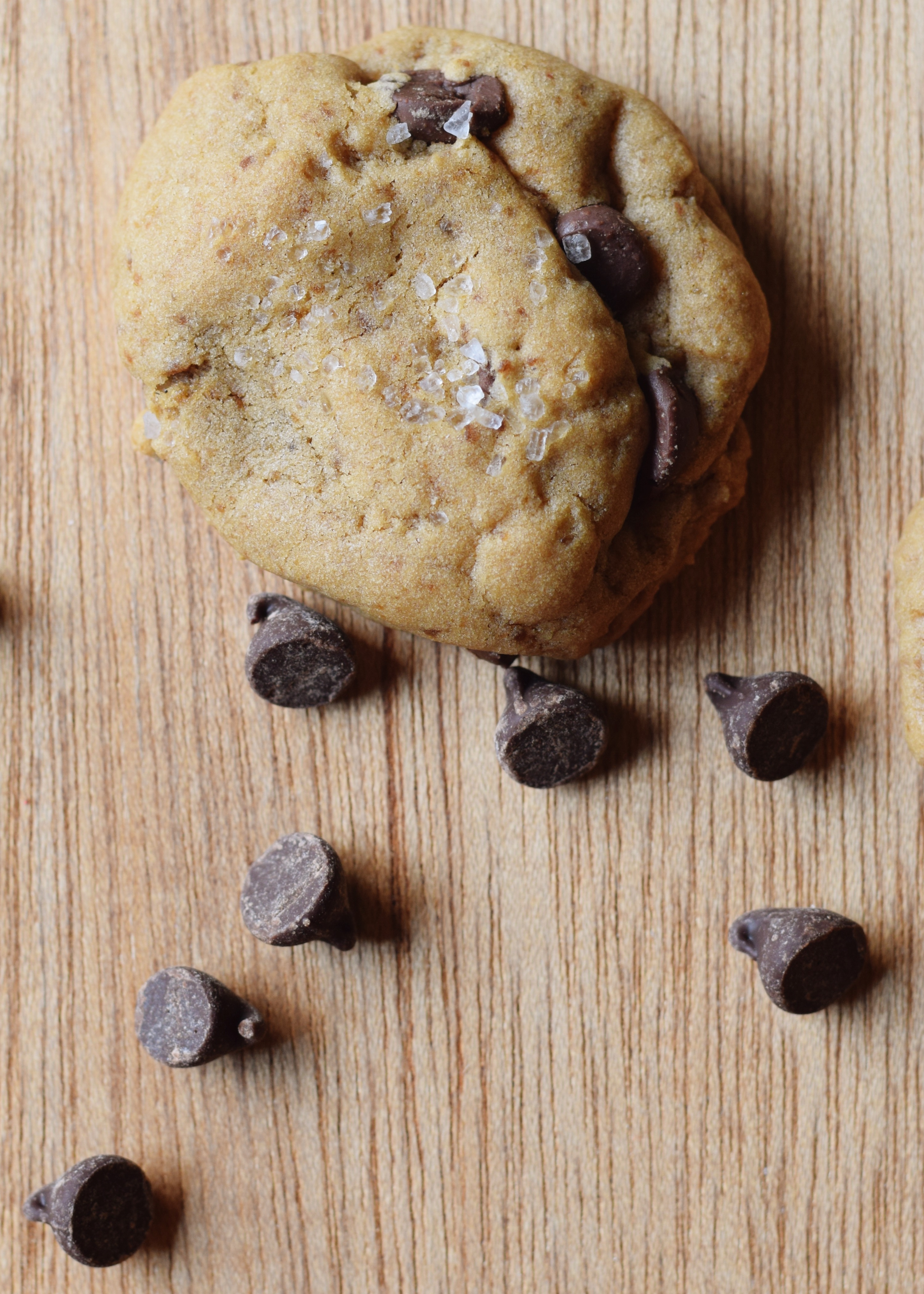 Gluten Free Salted Chocolate Chip Cookies - Easy Gluten Free Cookie Recipe - Gluten Free Cookie Dough - Easy Cookie Recipe - Gluten Free Dessert - Gluten Free Holiday Recipe - Communikait by Kait Hanson