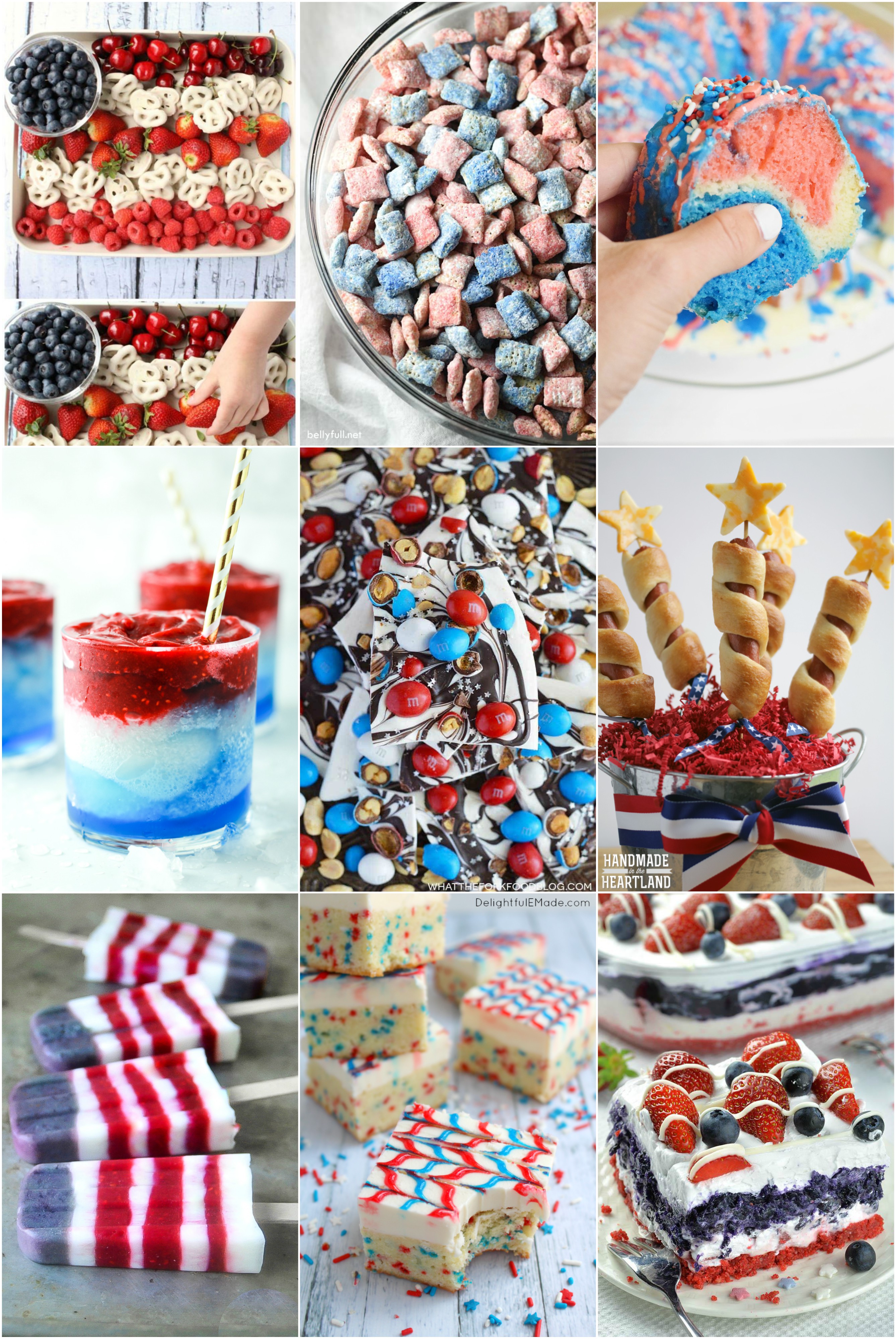 The Best Red, White + Blue Recipes For Your Patriotic Party - #4thOfJuly #Patriotic #Dessert #SummerParty #RedWhiteAndBlue