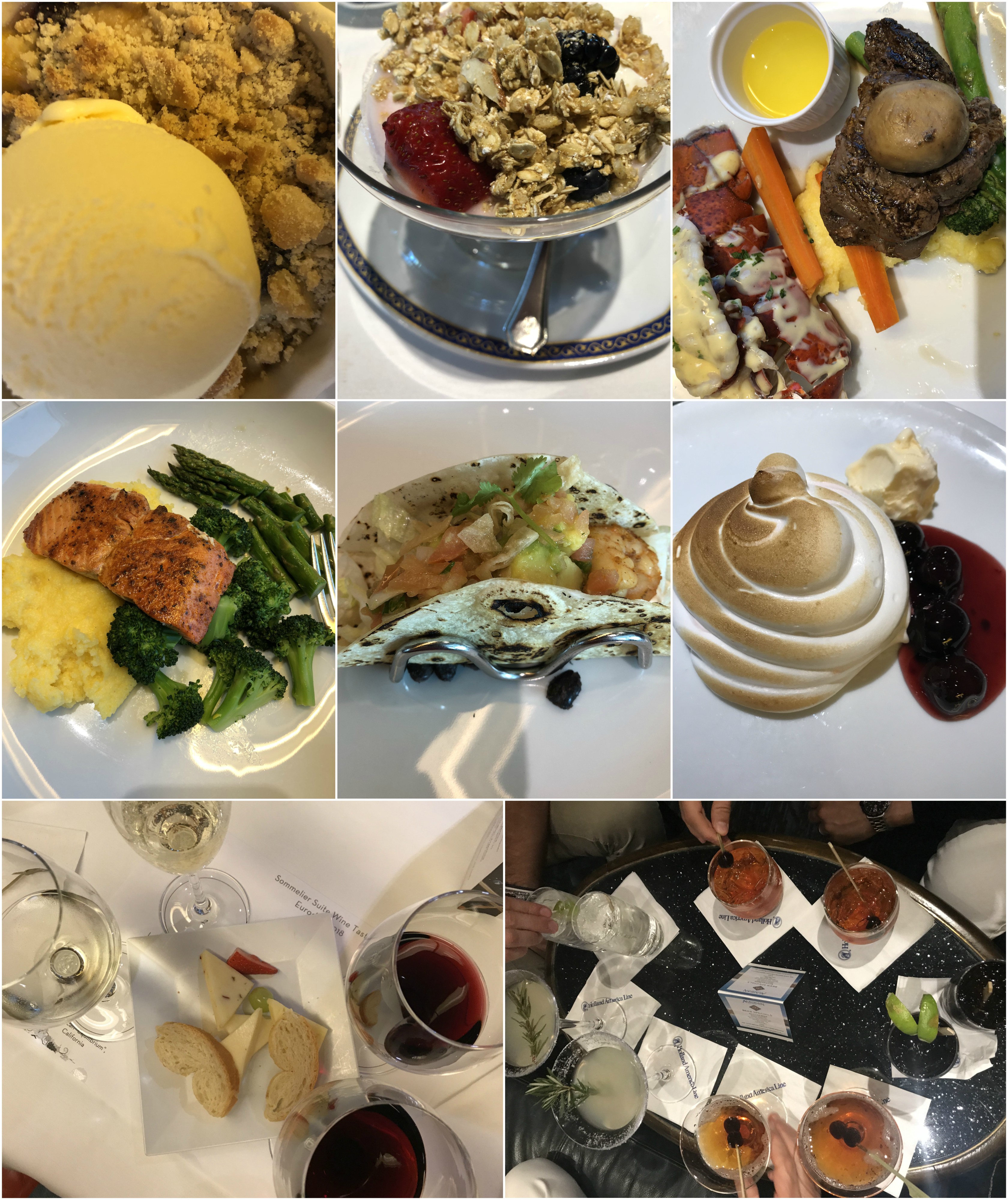 HollandAmericaFood - What I Really Thought About Our 7-Day Holland America Cruise To Alaska - Cruise To Alaska - Holland American Cruise Line - Alaska Itinerary - Communikait by Kait Hanson