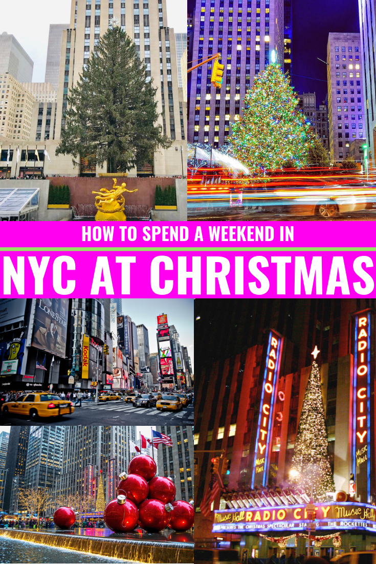 5 Must-Dos In NYC This Holiday Season - Christmas in NYC - New York at Christmas time - NYC Christmas Tree - Christmas Market NYC - Christmas Shows in NYC - Things To Do In NYC At Christmas - Rockefeller Center - Brooklyn Bridge Park - The Highline - Tips For Visiting NYC - NYC Travel Blog - #NYC #Christmas #travel