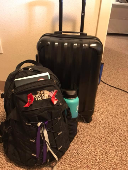 Carry on bag and backpack for Iceland vacation