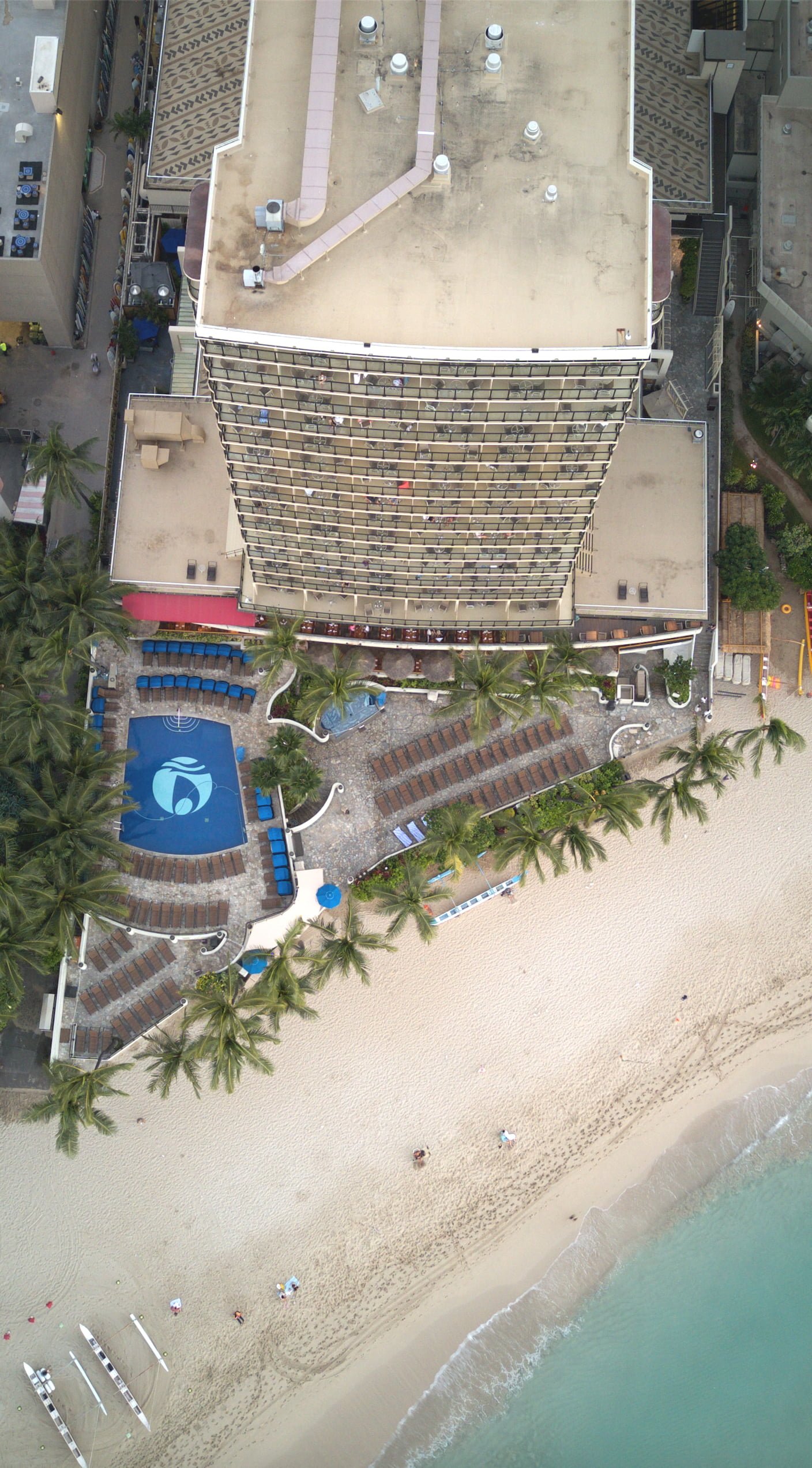 Outrigger Waikiki Beach Resort view from the room
