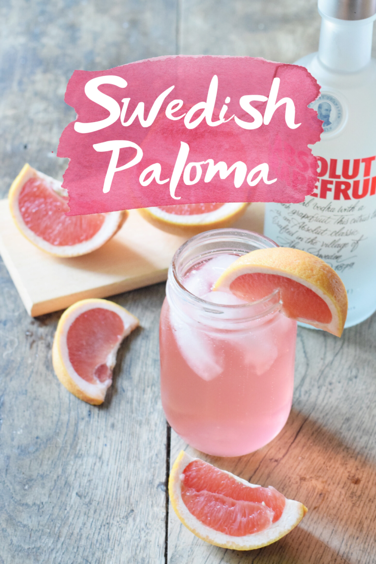 Swedish Paloma Grapefruit Cocktail