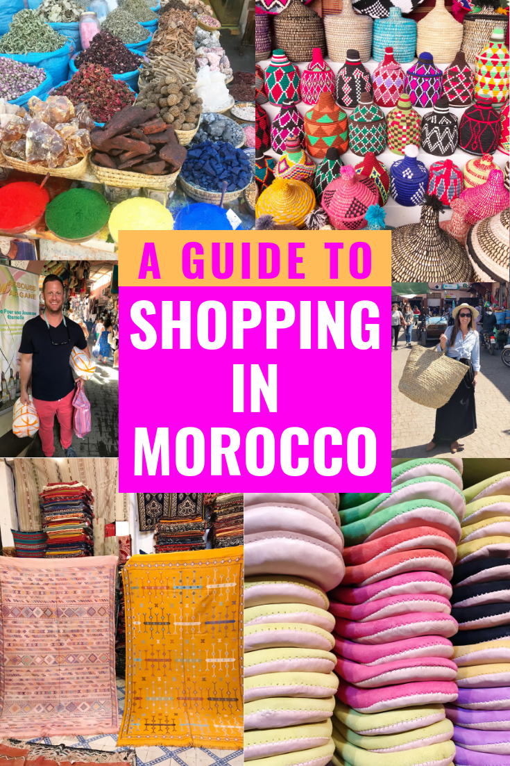  SHOPPING IN MOROCCO - A quick guide for what to buy and how to get the best deal in Morocco! | Shopping in Morocco - Morocco shopping guide - Morocco Shopping Guide - Cools Things To Buy In Morocco - Morocco Market Prices - Morocco Souks - Shopping in Marrakech - Shopping In Fes - Shopping Prices In Morocco - Rug Shopping Morocco - Leather Shopping Morocco - Prices In Morocco - #morocco #travelblog #marrakech #fes #travel