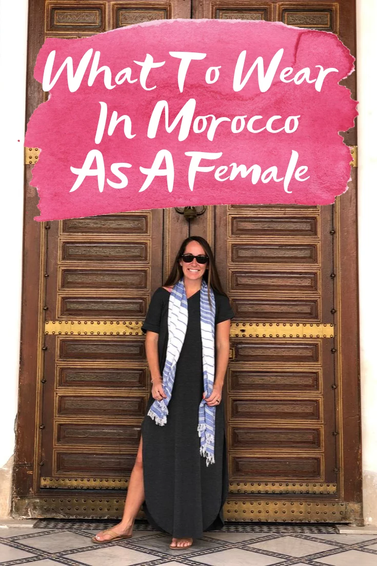 Woman traveling in Morocco