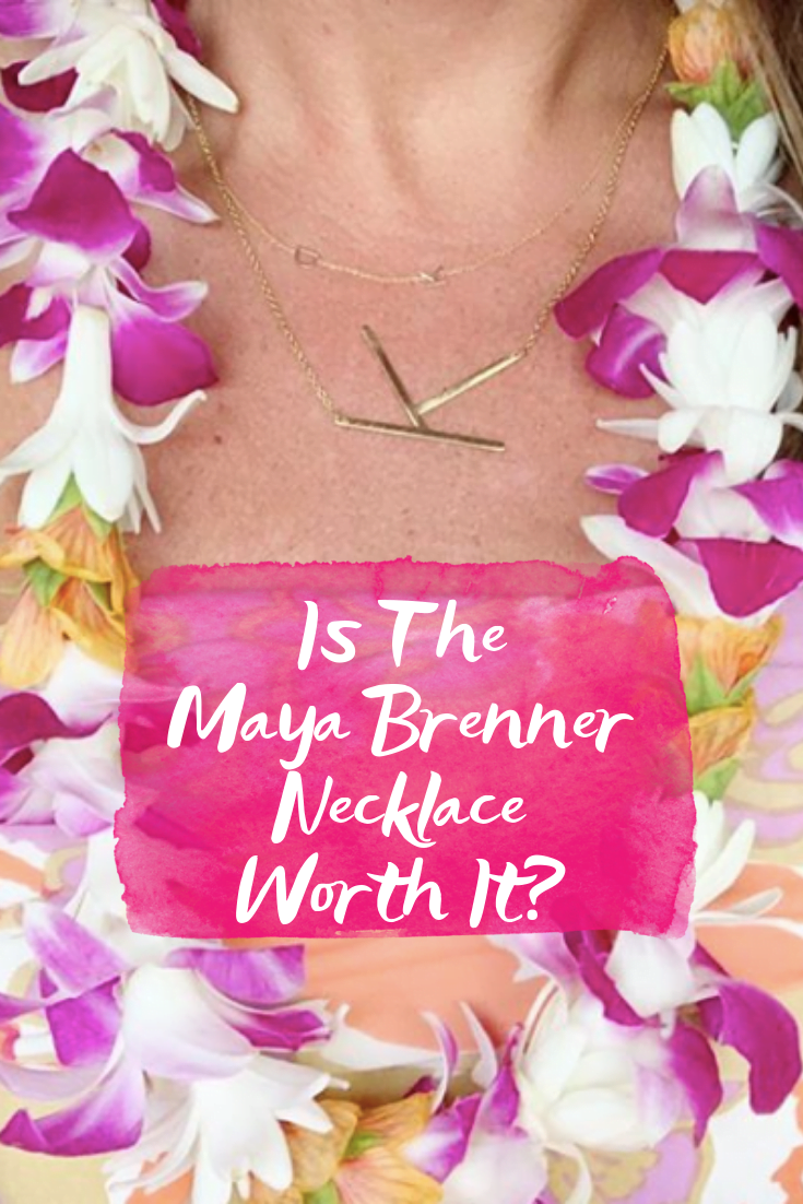 Is A Maya Brenner Necklace Worth It? - Sharing my thoughts on the Maya Brenner initial necklace and if it's worth the investment! | Maya Brenner - Maya Brenner Jewelry - Maya Brenner Initial Necklace - Maya Brenner Designs