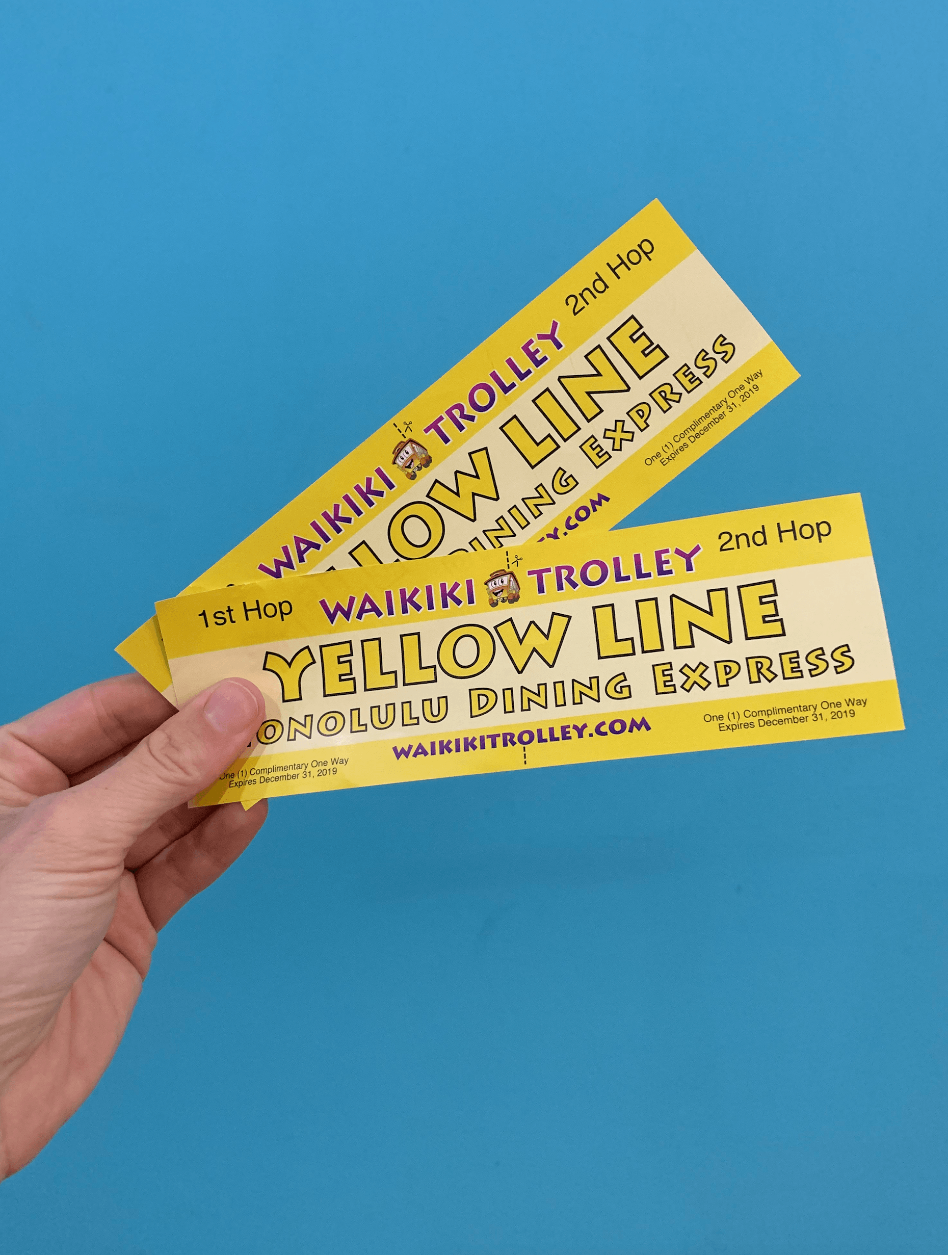 Tickets for Waikiki Trolley Yellow Line