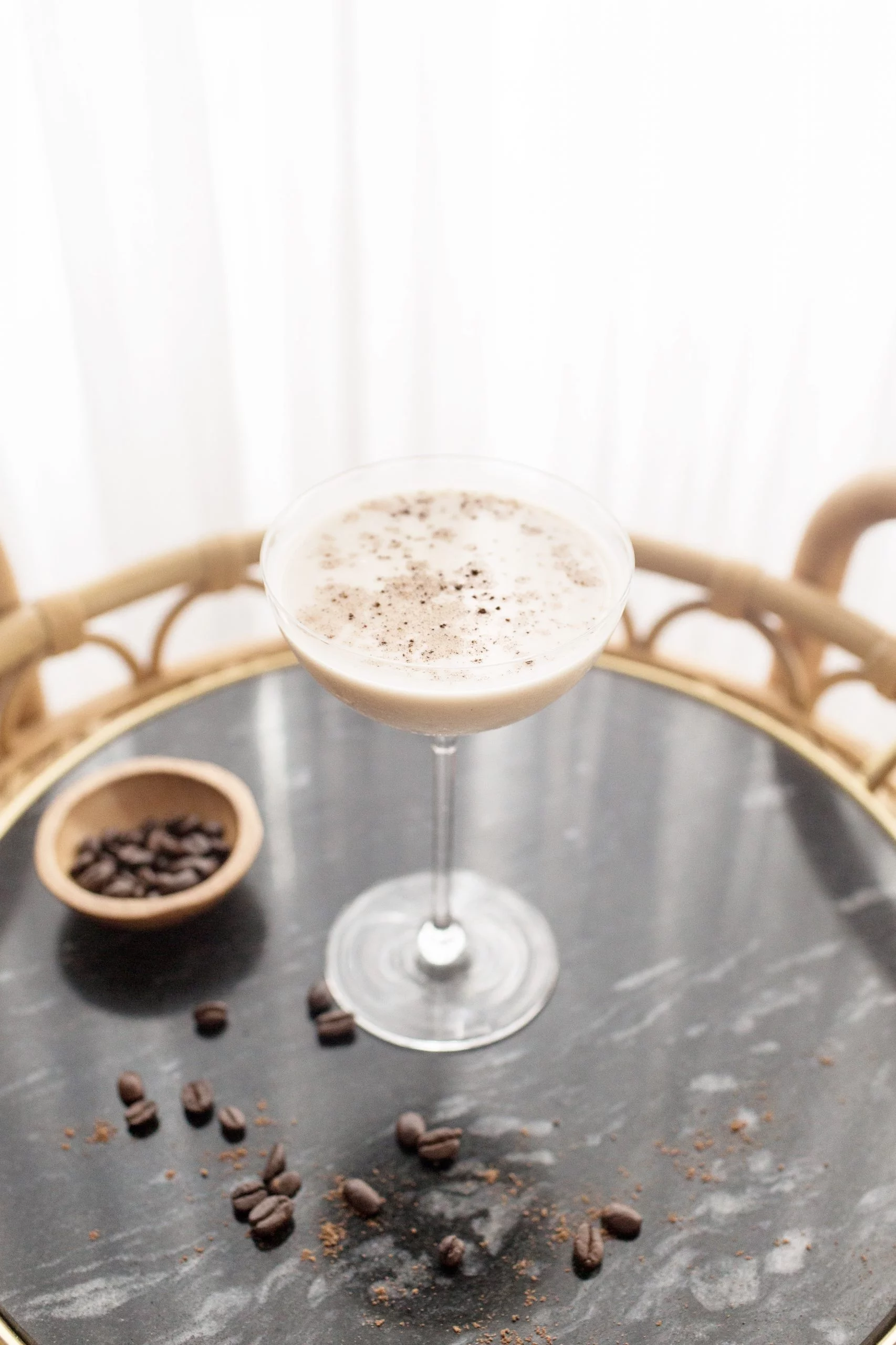 Coconut Coffee Coquito With Kōloa Rum - A delicious twist on the popular seasonal cocktail, Coquito, using Kōloa Kauaʻi Coffee Rum! | Coffee Coquito - Coffee Coquito Recipe - Dairy Free Coquito - Holiday Cocktail Recipe