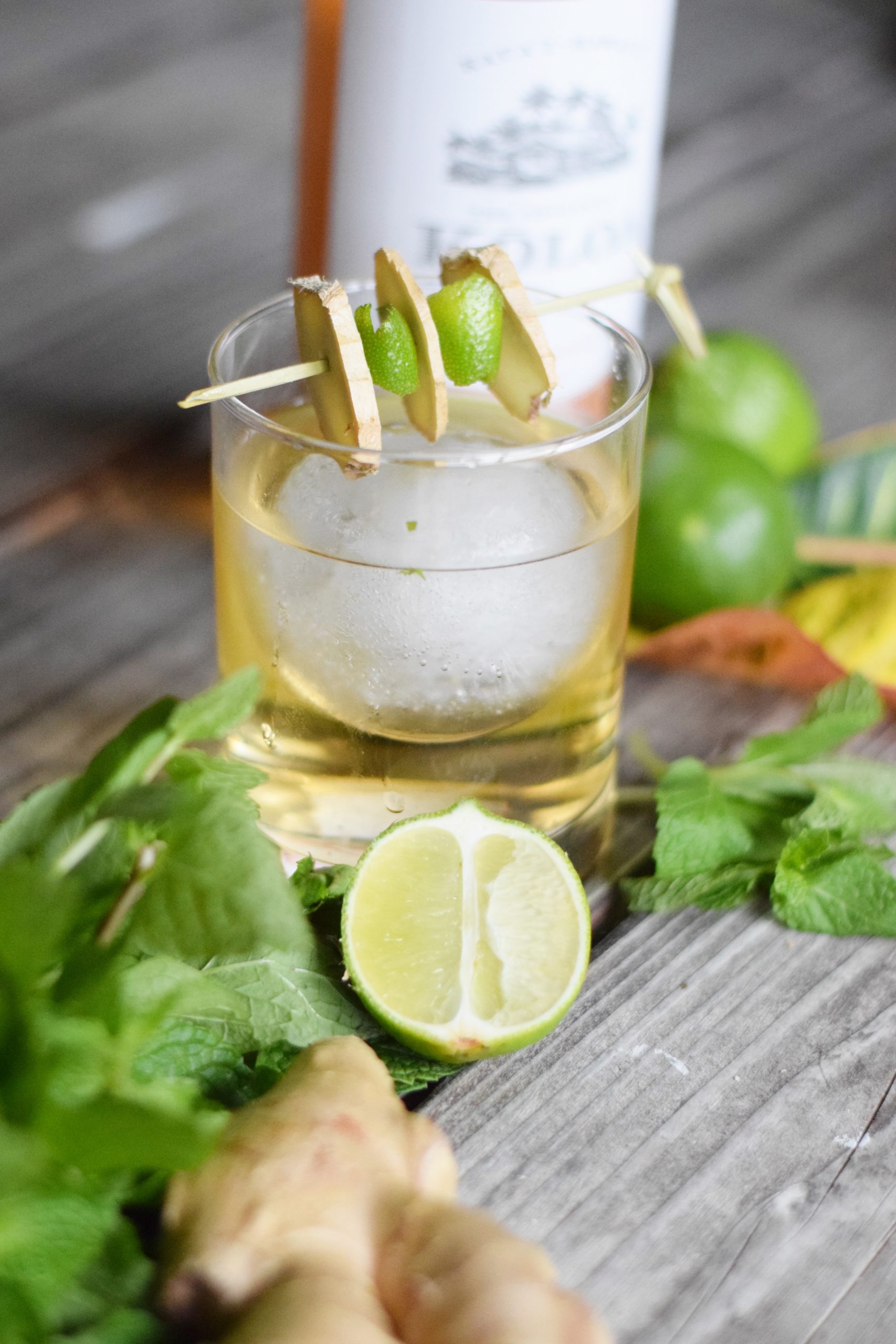 Spicy Ginger Mule Cocktail With Kōloa Rum — A refreshing twist on a classic Moscow Mule featuring Kōloa Spiced Rum, local ginger beer and infused with hints of mint and lime! | Moscow Mule Recipe - Ginger Beer Cocktail Recipes - Ginger Beer Cocktail - Cocktail with Kōloa Rum - Ginger Mule recipe 