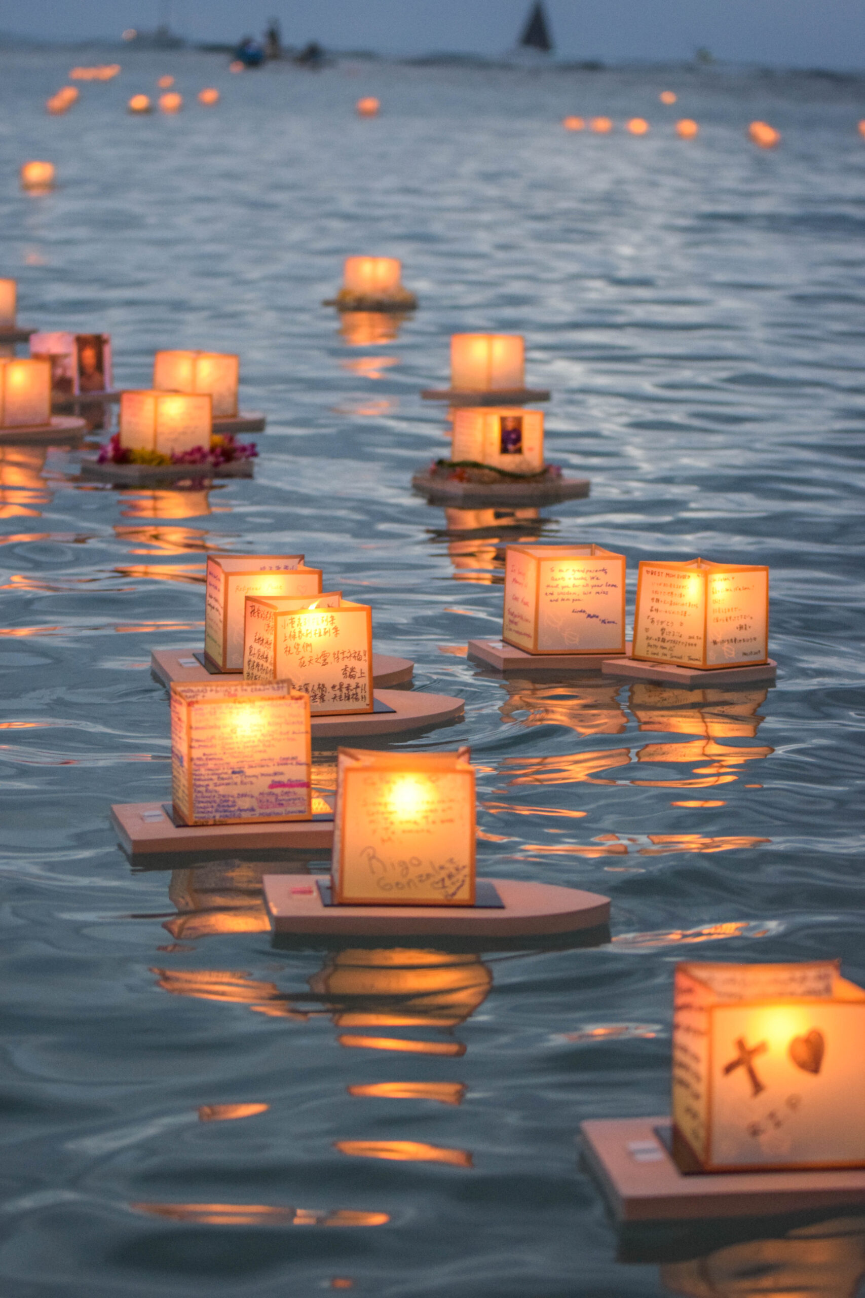 Memorial Day Lantern Floating In Hawaii