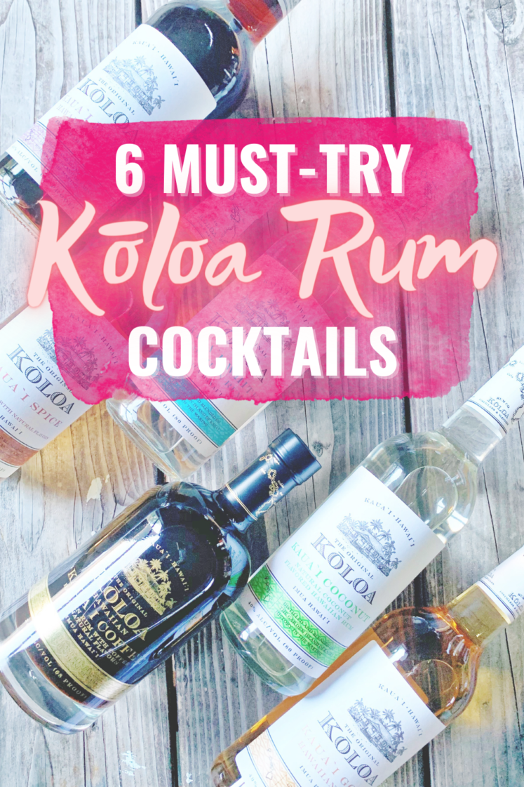 6 Delicious Kōloa Rum Cocktails To Make At Home - Looking for a taste of the islands? I'm sharing 6 delicious Kōloa Rum cocktails you can make at home! | Koloa Rum - Koloa Rum Punch - Kauai Rum 