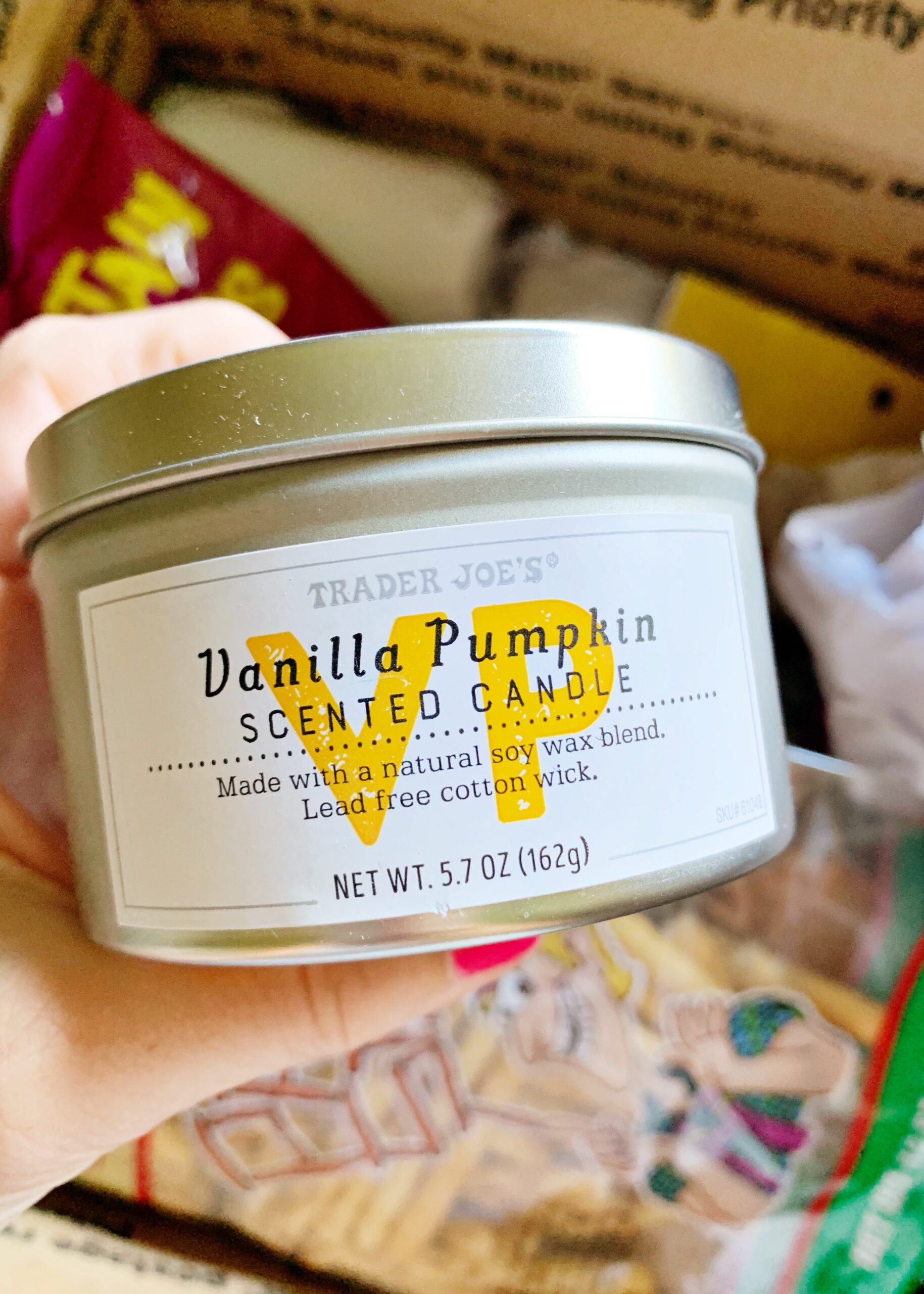 Trader Joe's Fall Food Haul - Sharing all the Trader Joe's fall food I got shipped to me in Hawaii from two very thoughtful friends! | What to buy at Trader Joe's - Trader Joe's Fall Items - Trader Joe's Candles - Trader Joe's Fall Foods - Trader Joe's Fall Products