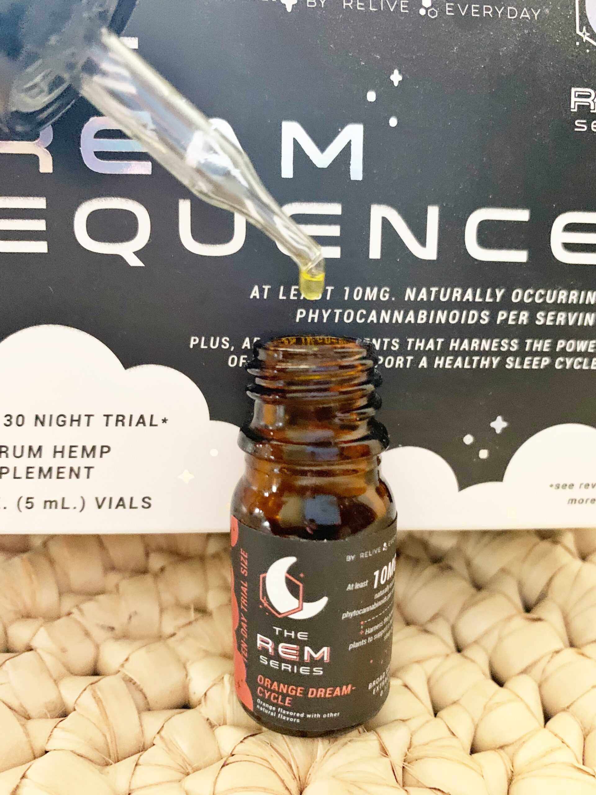 Relive Everyday CBD Oil Tinctures - REM Sequence