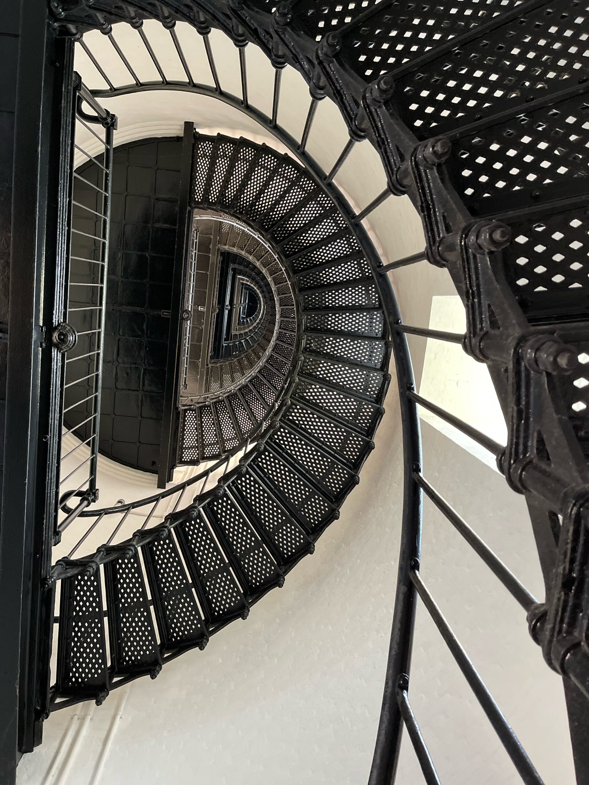 Staircase inside Bodie Island Lighthouse 