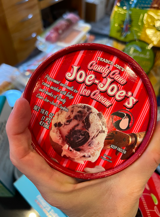 Trader Joe's Peppermint Joe Joe's Ice Cream