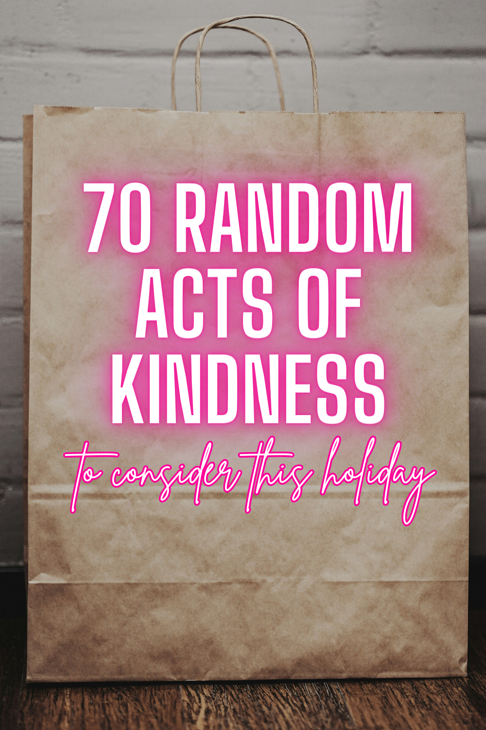 Looking to pay it forward this holiday season? Here are 70 Random Acts of Kindness to consider.